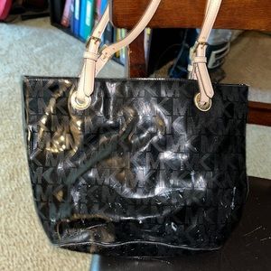 Black chrome MK bag, some scratches on front